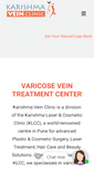 Mobile Screenshot of karishmaveinclinic.com